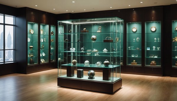 Top vitrine en verre pour mettre en valeur vos objets précieux